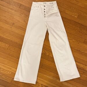 EVE Denim - Classic White wide leg Jeans